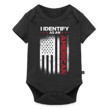 I Identify As An American - Baby Premium short-sleeve bodysuit - black - Front