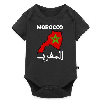 Morocco - Baby Premium short-sleeve bodysuit - black - Front