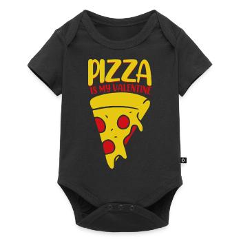 Pizza - Body à manches courtes Premium Bébé - noir - Devant