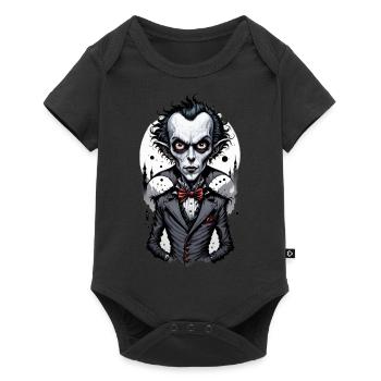 un vampire à grosse tête 3 - Body à manches courtes Premium Bébé - noir - Devant