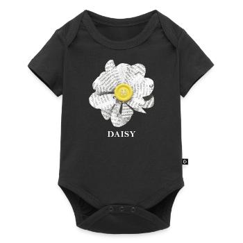 Daisy Flower - Baby Premium short-sleeve bodysuit - black - Front