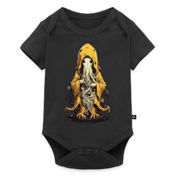 Conception mignonne de druide monstre d’Halloween - Body à manches courtes Premium Bébé - noir - Devant