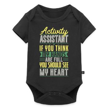 Activity Assistant Appreciation - Baby Premium Kurzarmbody - Schwarz - Vorne