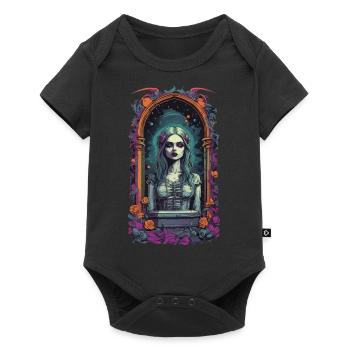Gothic Bride Aesthetic Occult Retro Design - Baby Premium short-sleeve bodysuit - black - Front