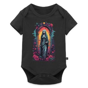 Occulte Gothique Esthétique Rétro Wave Streetwear - Body à manches courtes Premium Bébé - noir - Devant