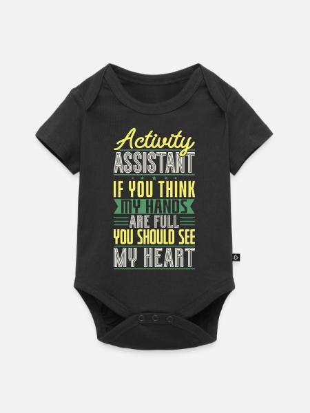 Activity Assistant Appreciation - Baby Premium Kurzarmbody - Schwarz