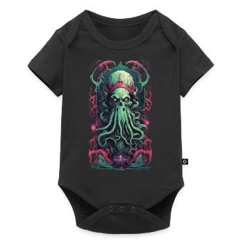 Demons King Underworld Gothic Occult Design - Baby Premium short-sleeve bodysuit - black - Front