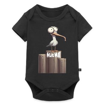 Hug me! Hug me - Baby Premium short-sleeve bodysuit - black - Front
