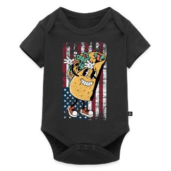 Taco - Baby Premium short-sleeve bodysuit - black - Front