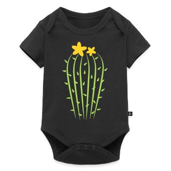 Cactus Costume Plante Carnaval Cactus Carnaval - Body à manches courtes Premium Bébé - noir - Devant