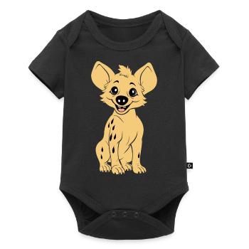 hyena - Baby Premium short-sleeve bodysuit - black - Front