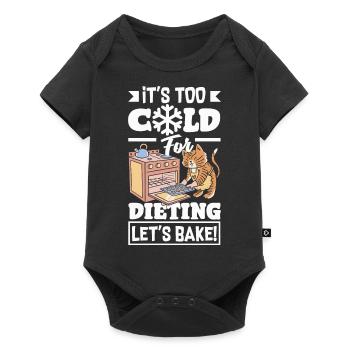 Trop froid pour suivre un régime, cuisons le réconfort - Body à manches courtes Premium Bébé - noir - Devant