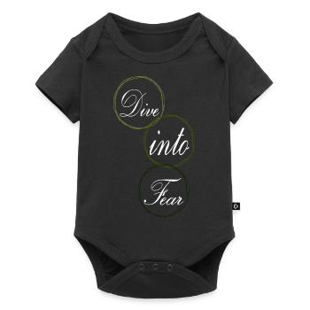 Inner Courage Happy Bungee Jumping Community - Baby Premium short-sleeve bodysuit - black - Front