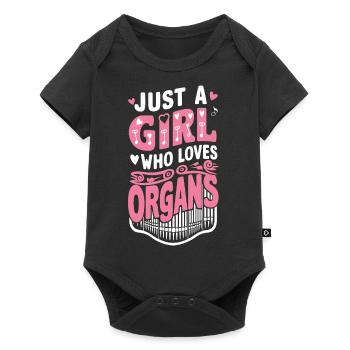 Pipe Organ Gift - Baby Premium short-sleeve bodysuit - black - Front