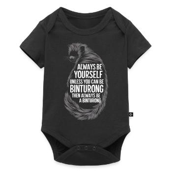 Binturong Bearcat Gift - Baby Premium short-sleeve bodysuit - black - Front