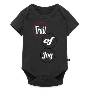 Mountain Biking Enthusiasts Pure Bliss Funny Quote - Baby Premium short-sleeve bodysuit - black - Front