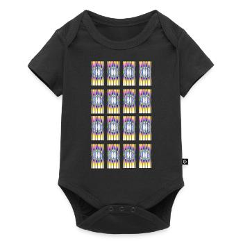 Hypnotic design Type-1 - Baby Premium short-sleeve bodysuit - black - Front