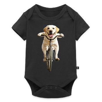 Labrador Retriever - Baby Premium Kurzarmbody - Schwarz - Vorne