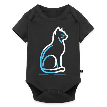 pet symbol pet - Baby Premium short-sleeve bodysuit - black - Front