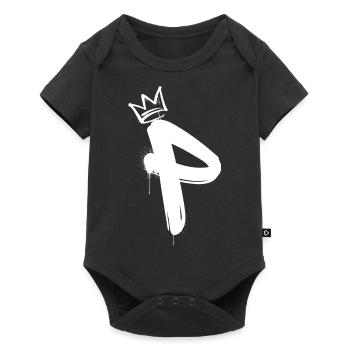 P - Baby Premium short-sleeve bodysuit - black - Front