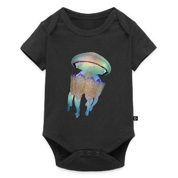 Jellyfish - Baby Premium short-sleeve bodysuit - black - Front