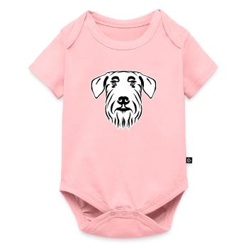 Giant schnauzer - Baby Premium short-sleeve bodysuit - rose - Front