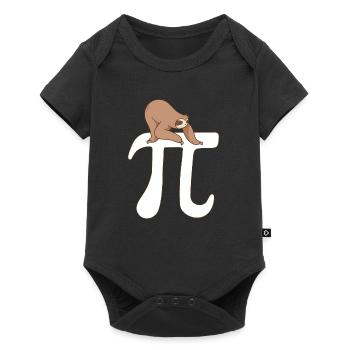 Math Paresseux Pi - Body à manches courtes Premium Bébé - noir - Devant