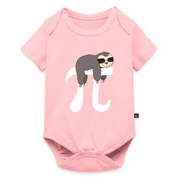 Math Paresseux Pi - Body à manches courtes Premium Bébé - rose - Devant