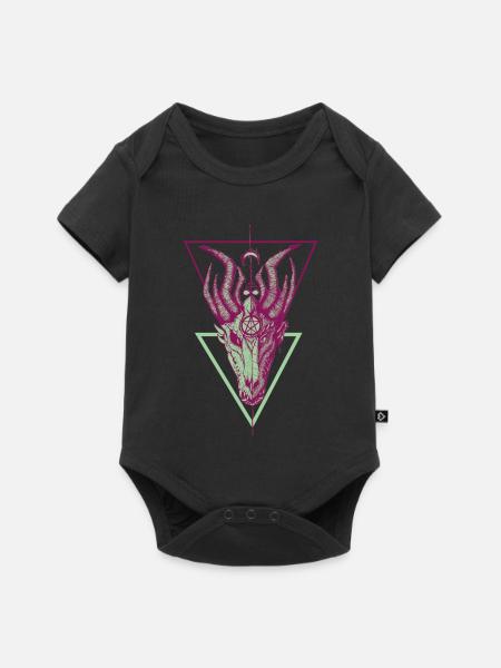 Death and Life - Baby Premium Kurzarmbody - Schwarz