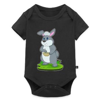 Rabbit Cooking Bowl Cooking - Baby Premium short-sleeve bodysuit - black - Front