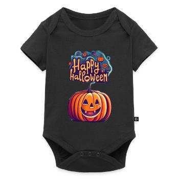 Halloween - Baby Premium Kurzarmbody - Schwarz - Vorne