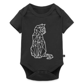 Cat Kitten - Baby Premium short-sleeve bodysuit - black - Front