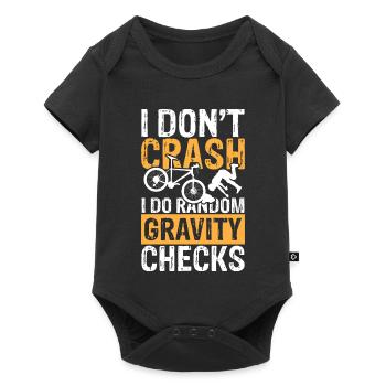 I do random gravity checks - Baby Premium Kurzarmbody - Schwarz - Vorne