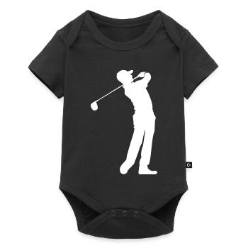Golfer - Baby Premium short-sleeve bodysuit - black - Front