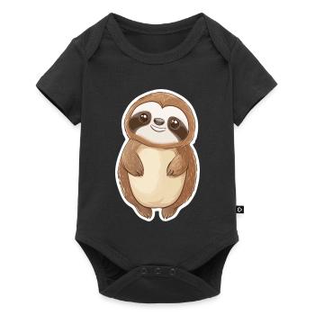 Paresse - Body à manches courtes Premium Bébé - noir - Devant