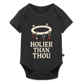 Piercing Addict Body Mod Enthusiast - Baby Premium short-sleeve bodysuit - black - Front