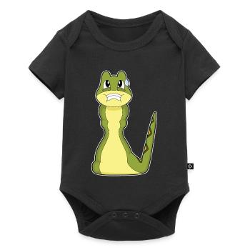 Jeu de société d’échecs serpent - Body à manches courtes Premium Bébé - noir - Devant