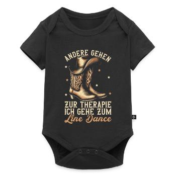 Line Dancing Cowboy Line Dancer Line Dance - Baby Premium short-sleeve bodysuit - black - Front
