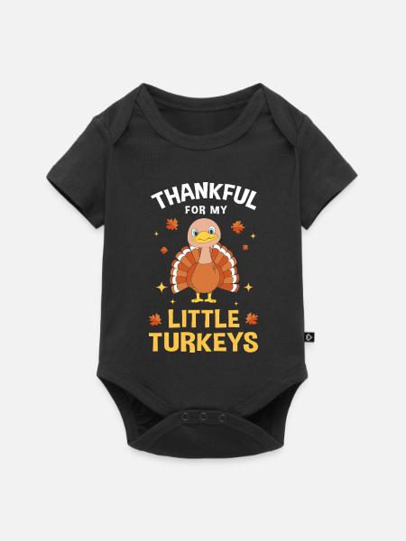 Thanksgiving Mama Mutter Oma Großmutter - Baby Premium Kurzarmbody - Schwarz