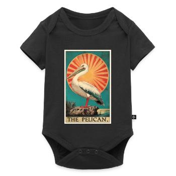 Pelicans Pelican - Baby Premium short-sleeve bodysuit - black - Front