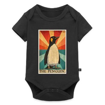 Pingouins Pingouin - Body à manches courtes Premium Bébé - noir - Devant