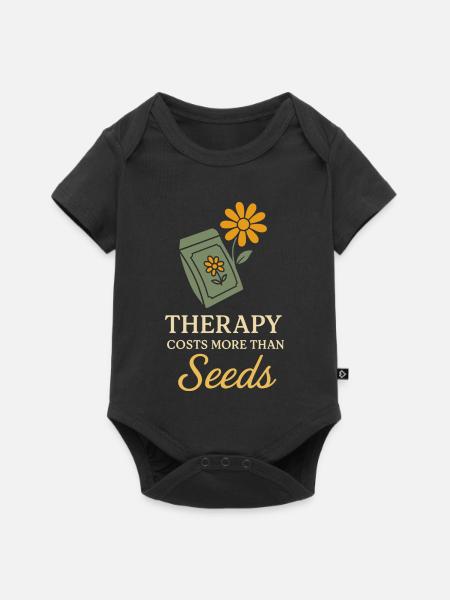 Lustiger Garten-humor, Pflanzenliebhaber, - Baby Premium Kurzarmbody - Schwarz