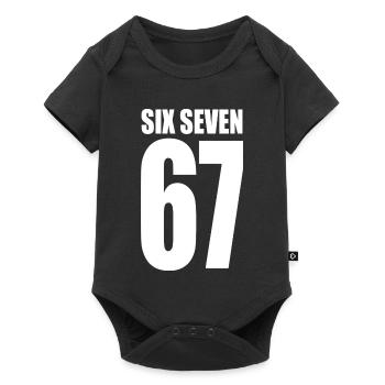 67 - Six Seven SixSeven Meme Viral - Baby Premium short-sleeve bodysuit - black - Front