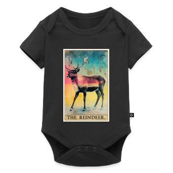 Reindeer Reindeer - Baby Premium short-sleeve bodysuit - black - Front