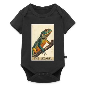 Lézard des lézards - Body à manches courtes Premium Bébé - noir - Devant