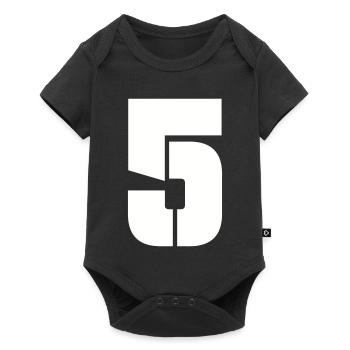 5 - Baby Premium short-sleeve bodysuit - black - Front