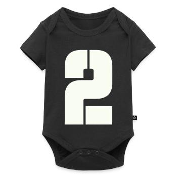 2 - Baby Premium short-sleeve bodysuit - black - Front