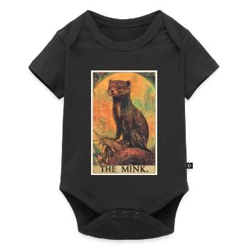 Nerze Nerz - Baby Premium Kurzarmbody - Schwarz - Vorne
