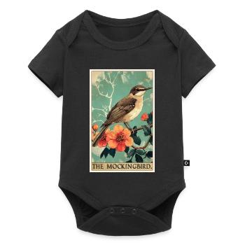 Oiseaux moqueurs Oiseaux moqueurs - Body à manches courtes Premium Bébé - noir - Devant