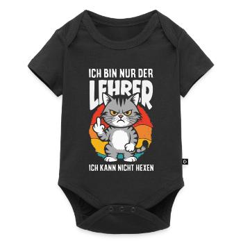 Lehrer Kann Nicht Hexen - Baby Premium Kurzarmbody - Schwarz - Vorne